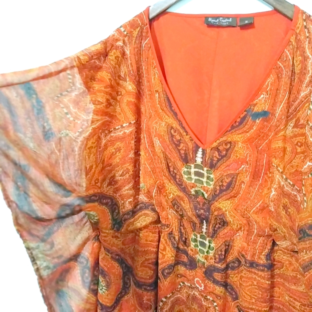 Speed Control 3X Orange Bat Wing Top Plus - Picture 3 of 9